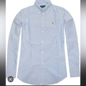 Ralph Lauren Women Classic Fit Oxford Button Down Shirt